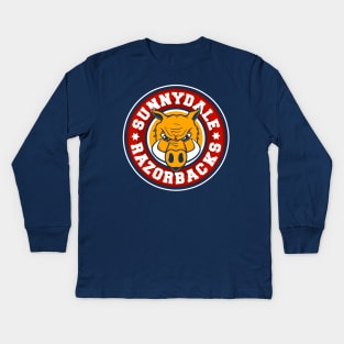 Sunnydale Razorbacks Kids Long Sleeve T-Shirt